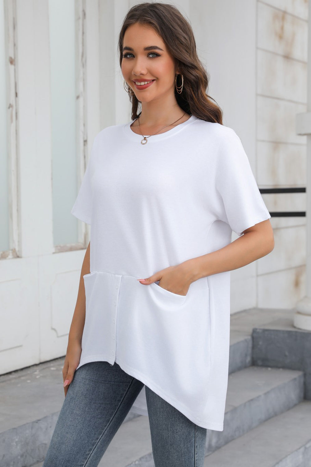 Round Neck Short Sleeve T-Shirt