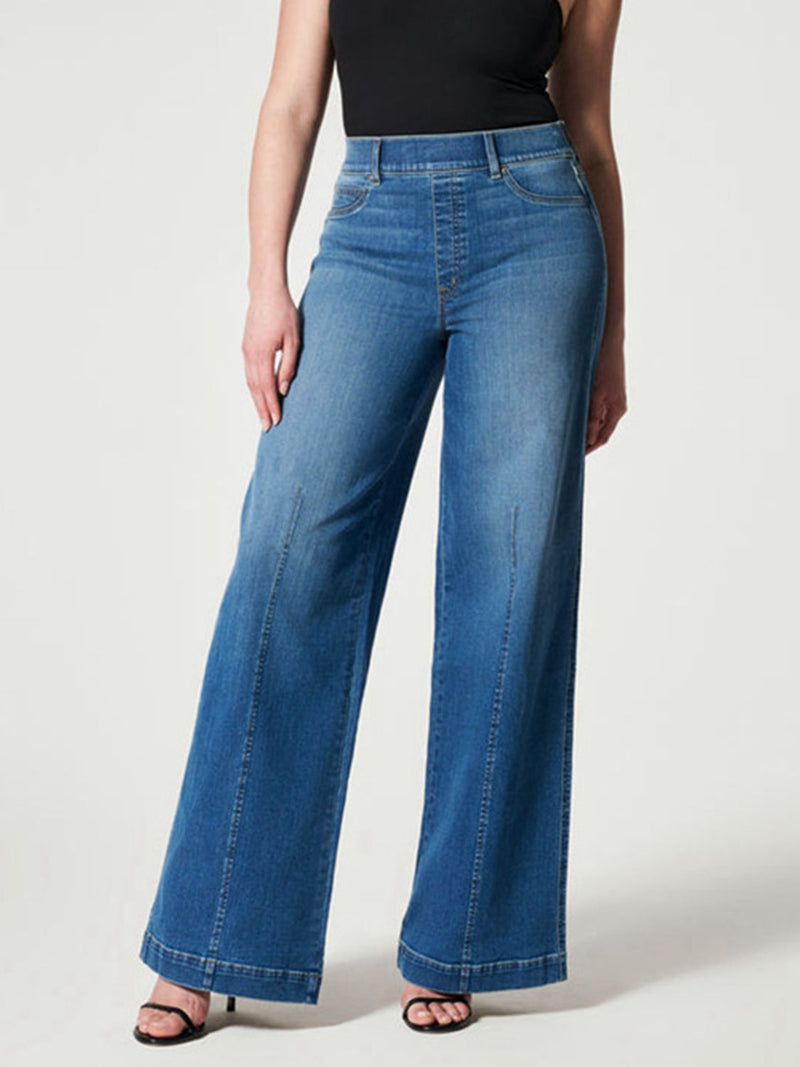 Wide Leg Long Jeans