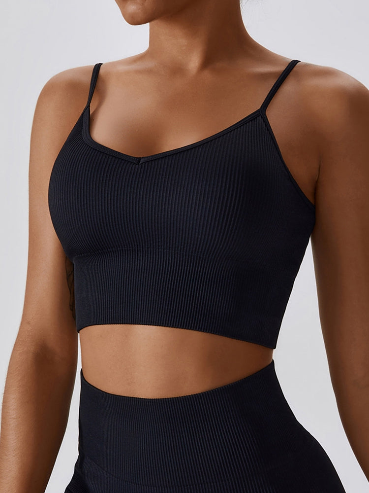 Lace-Up Cropped Tank Top