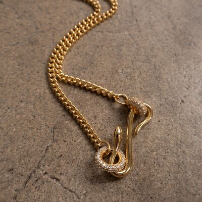 Gold-Plated Copper Necklace