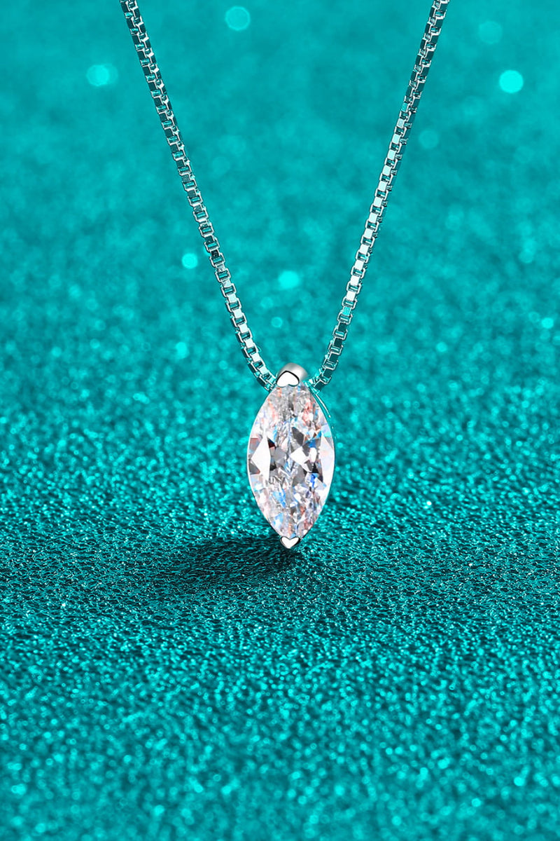 Moissanite Silver Necklace