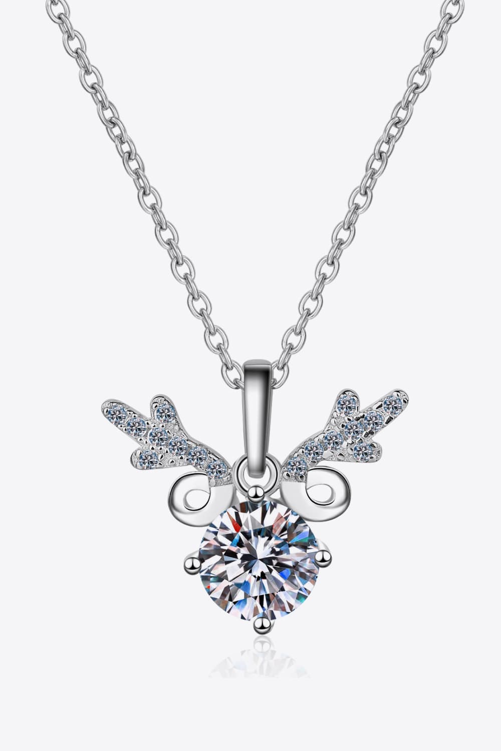 Moissanite Silver Necklace