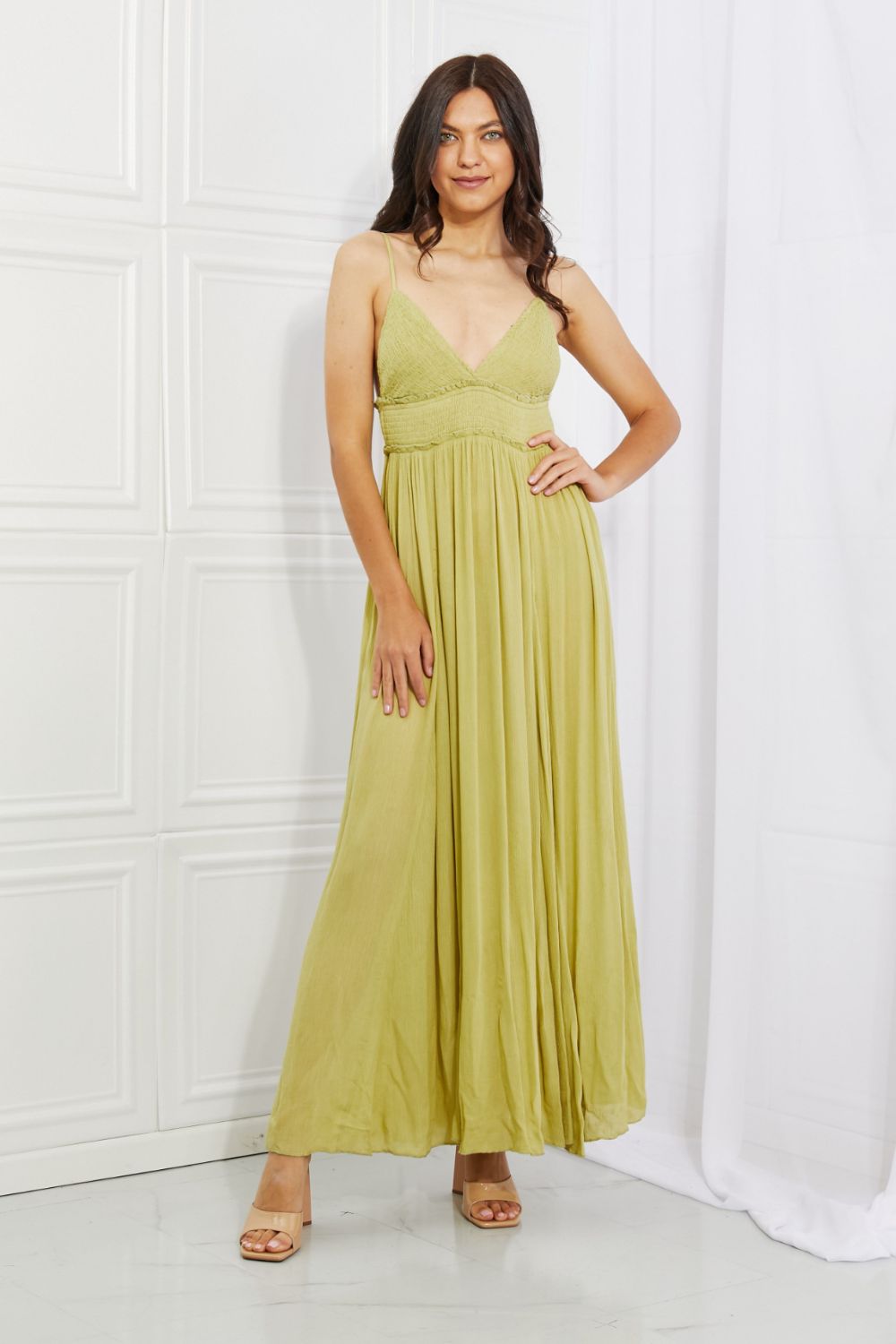 HEYSON My Plus One Smocked Bust Maxi Dress