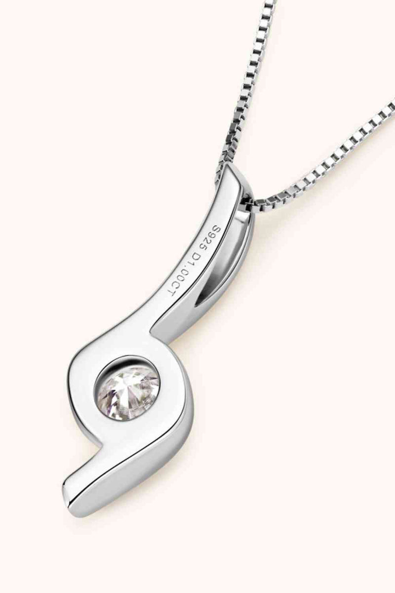 Moissanite Silver Necklace