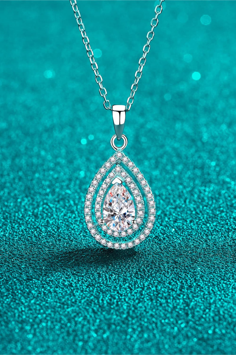 Moissanite Silver Necklace