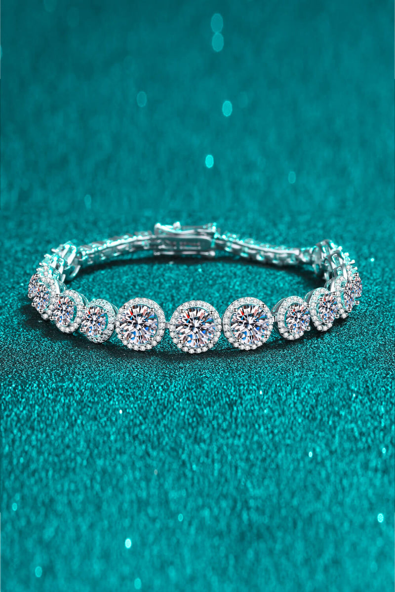 Silver Moissanite Bracelet