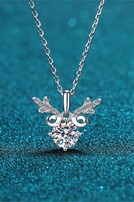 Moissanite Silver Necklace