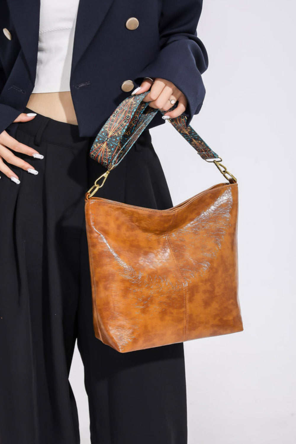 PU Leather Shoulder Bag