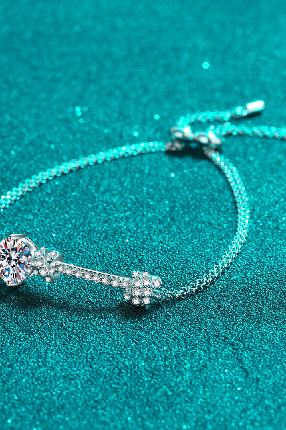 Moissanite Silver Bracelet