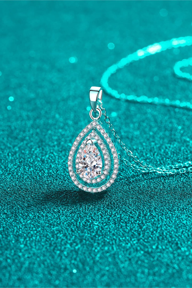 Moissanite Silver Necklace