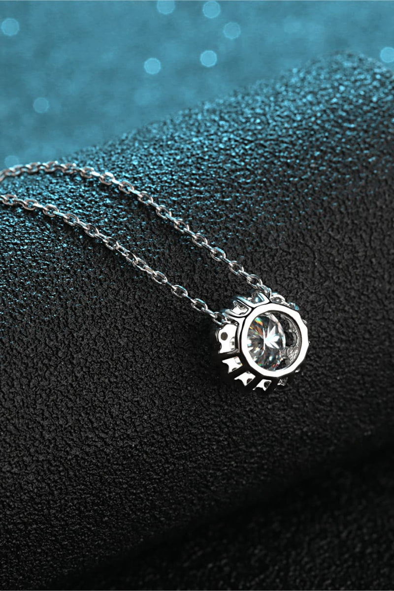 Moissanite Silver Necklace