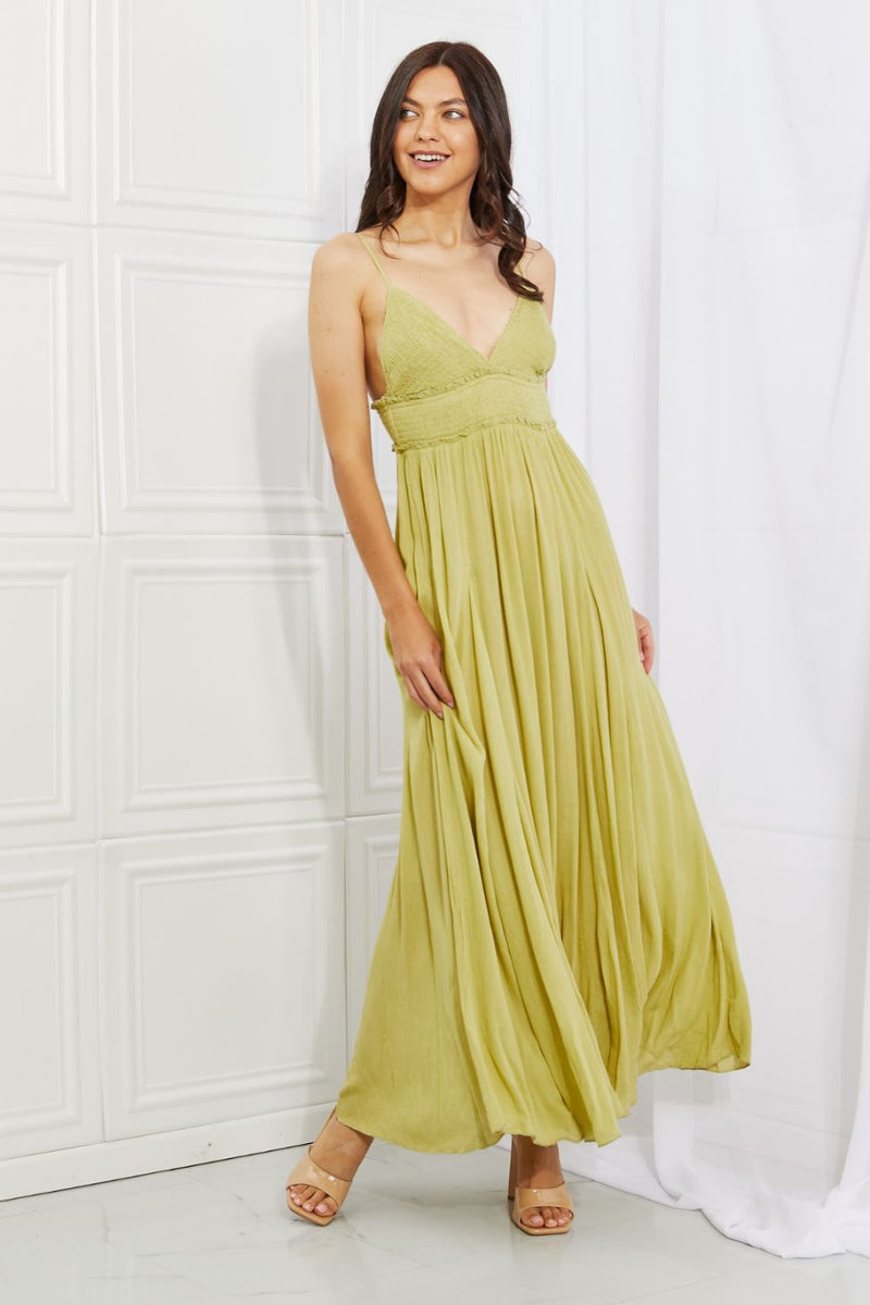 HEYSON My Plus One Smocked Bust Maxi Dress