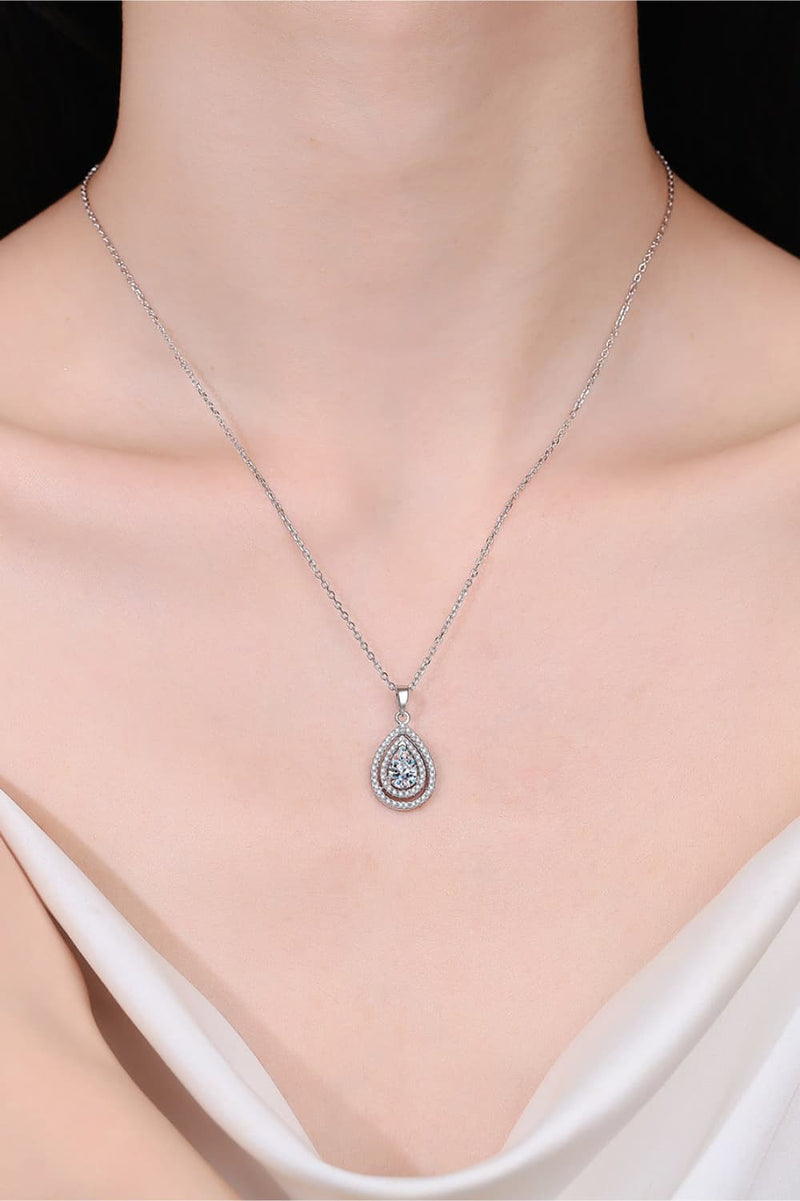 Moissanite Silver Necklace