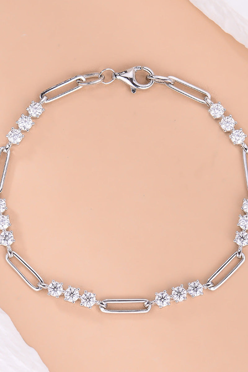 Moissanite Silver Necklace