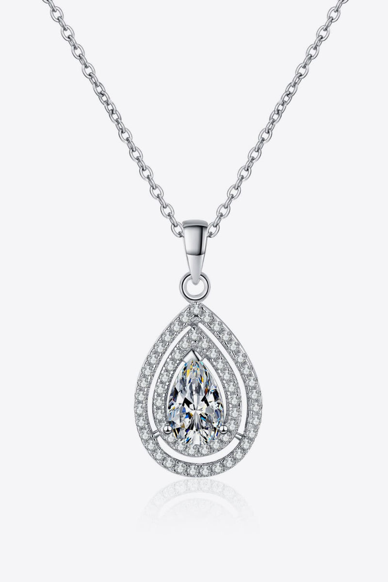 Moissanite Silver Necklace