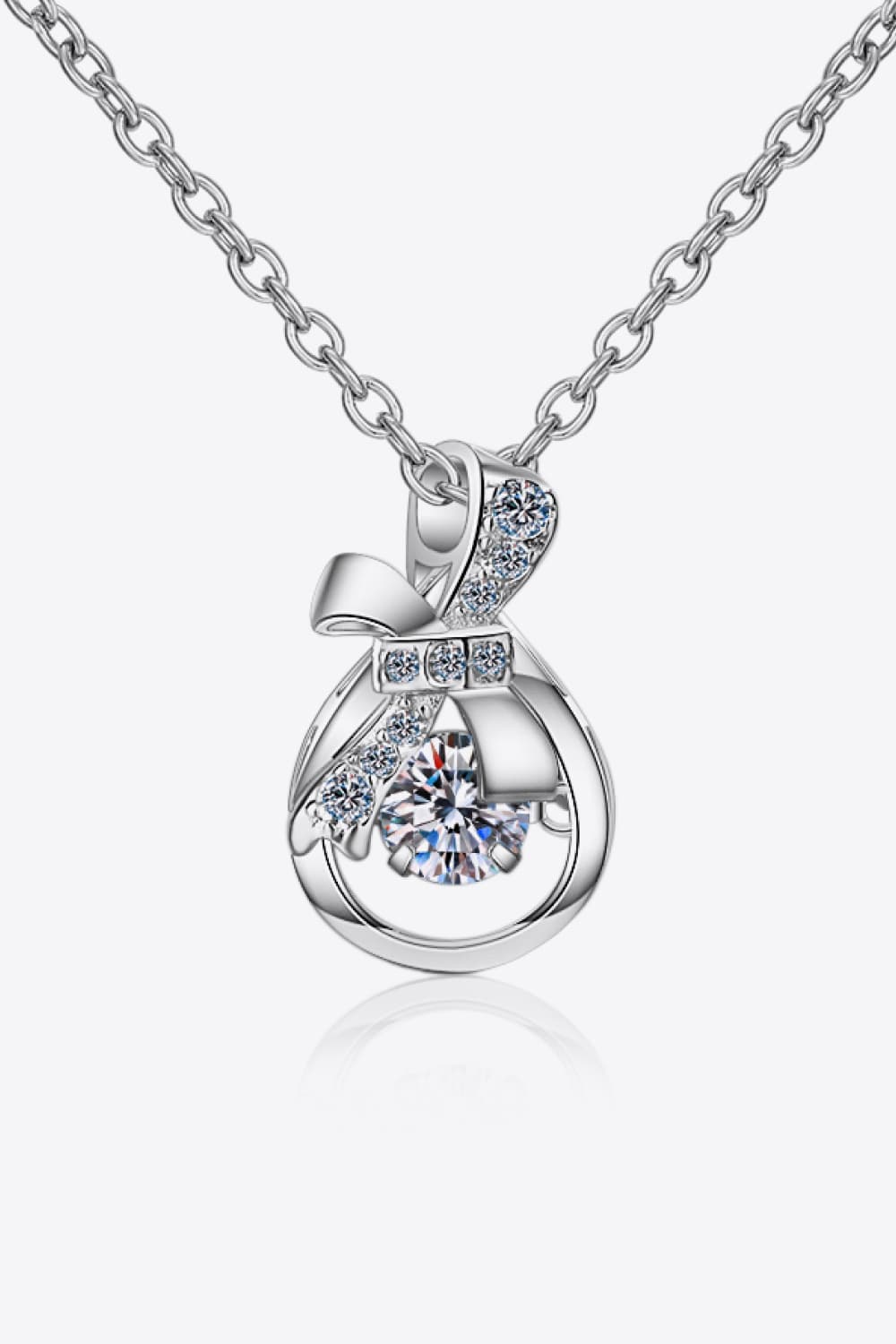 Moissanite Silver Necklace