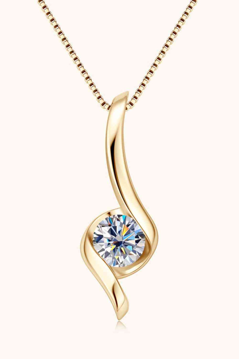 Moissanite Silver Necklace