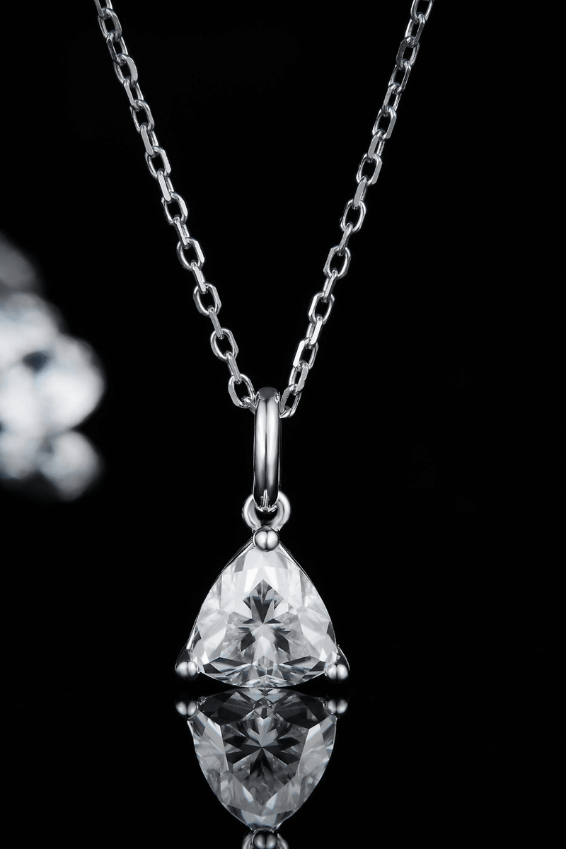 Moissanite Silver Necklace