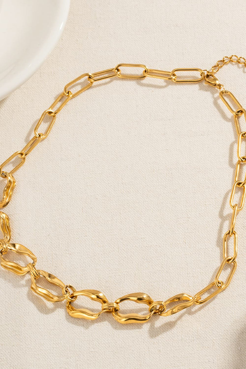 Gold-Plated Stainless Steel Necklace